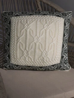 Aran Soft Jacquard Cushion Cover