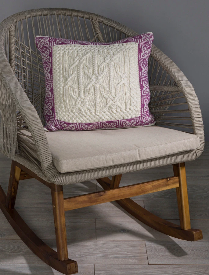 Aran Soft Jacquard Cushion Cover - Image 18