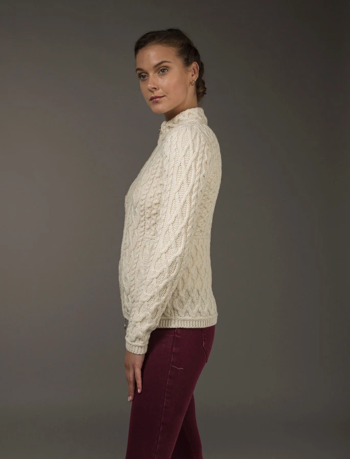 Plated Cardigan With Celtic Zip - Image 8