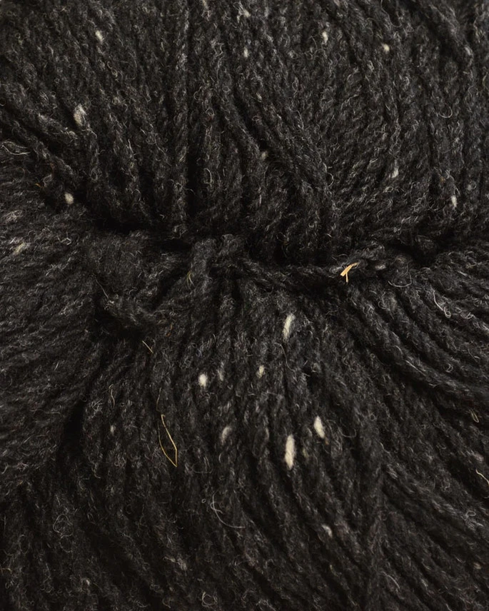 Aran Wool Knitting Hanks - Charcoal Fleck - Image 2