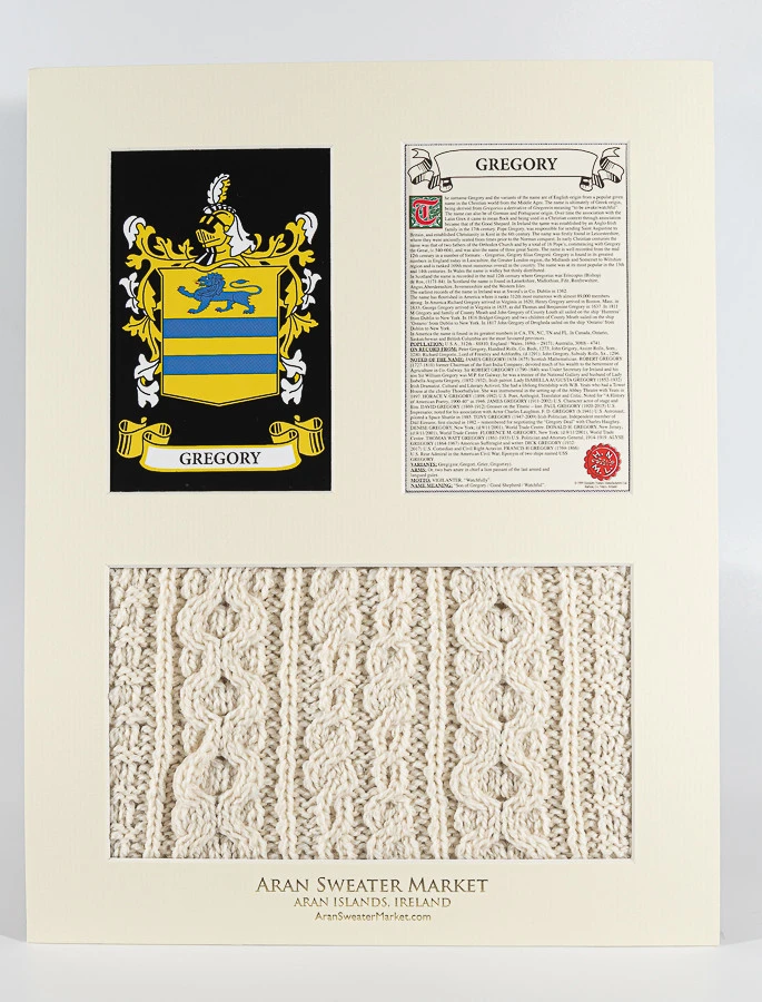 Gregory Clan Aran & History Display - Image 3