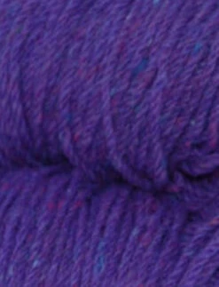 Aran Wool Knitting Hanks - Bright Purple