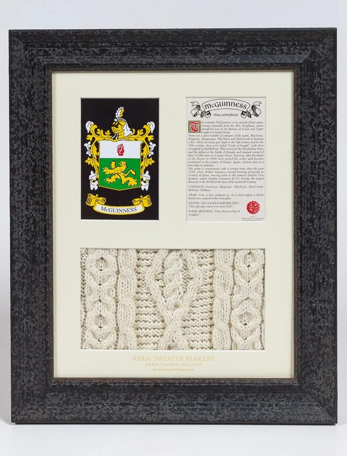 Mc Guinness Clan Aran & History Display - Image 3