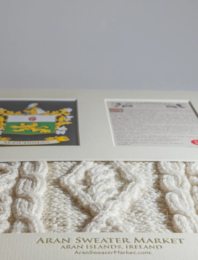 Mc Guinness Clan Aran & History Display - Image 2