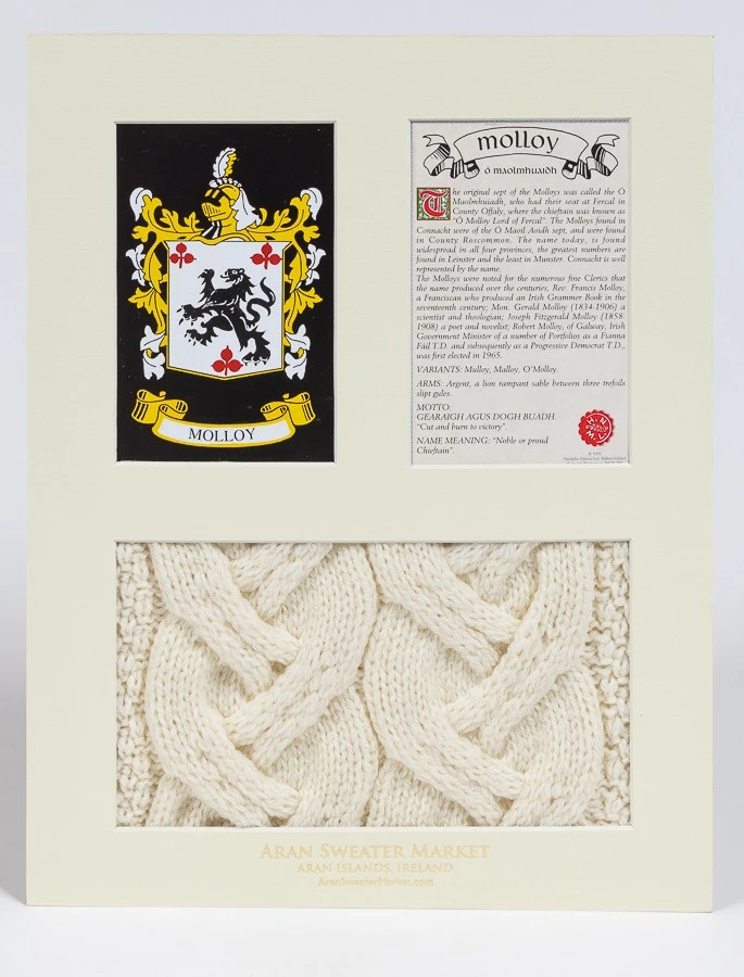Molloy Clan Aran & History Display