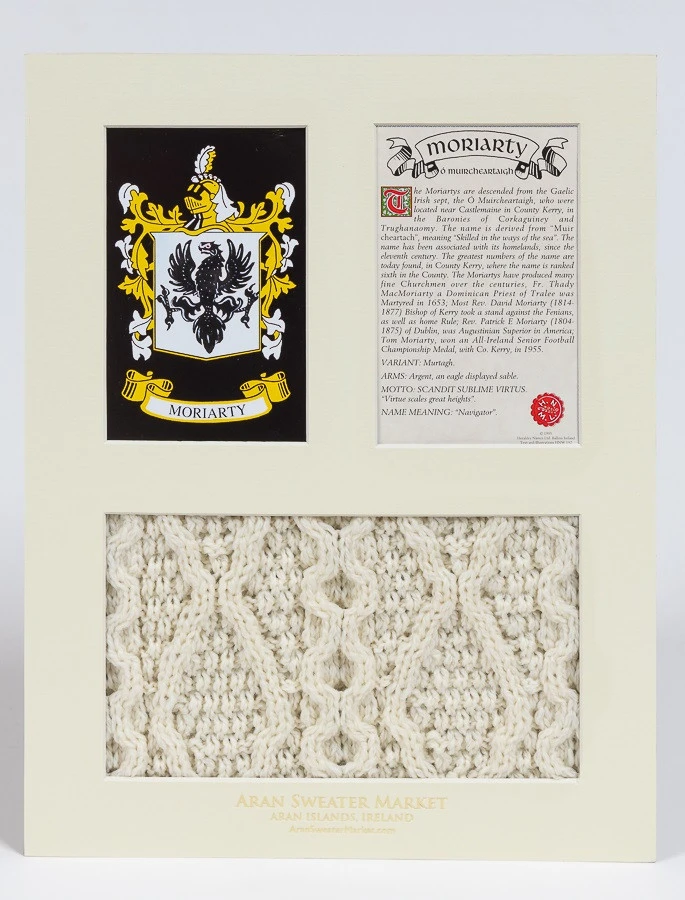 Moriarty Clan Aran & History Display