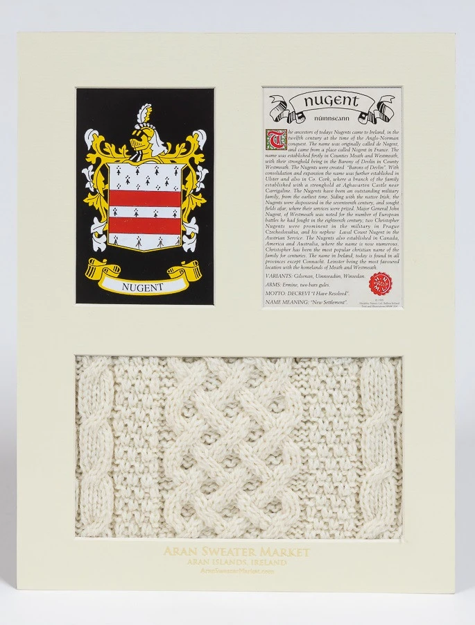 Nugent Clan Aran & History Display - Image 2