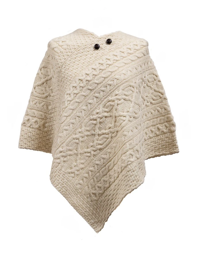 O'Neill Clan Aran Poncho - Image 5