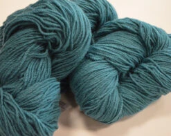 Aran Wool Knitting Hanks - Petrol