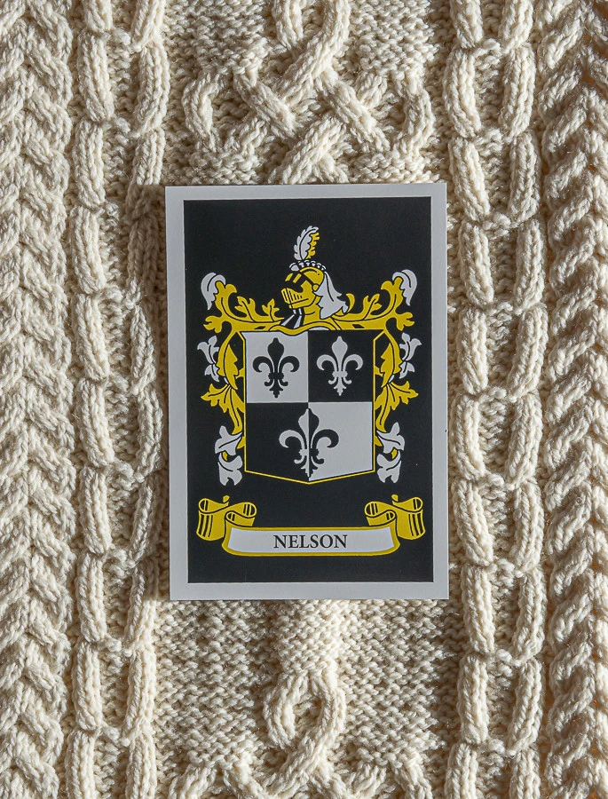 Nelson Clan Aran Throw - Image 2