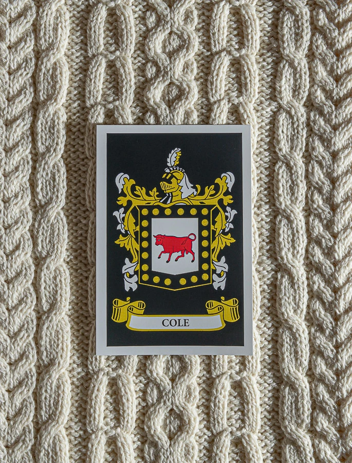 Cole Clan Aran Throw - Image 2