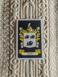Evans Clan Aran Throw