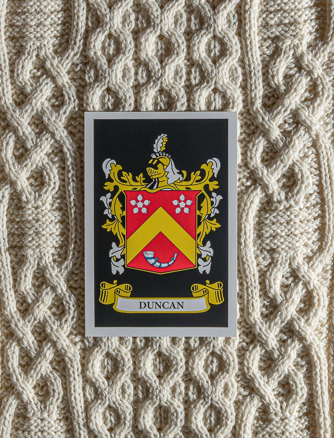 Duncan Clan Aran Throw - Image 3