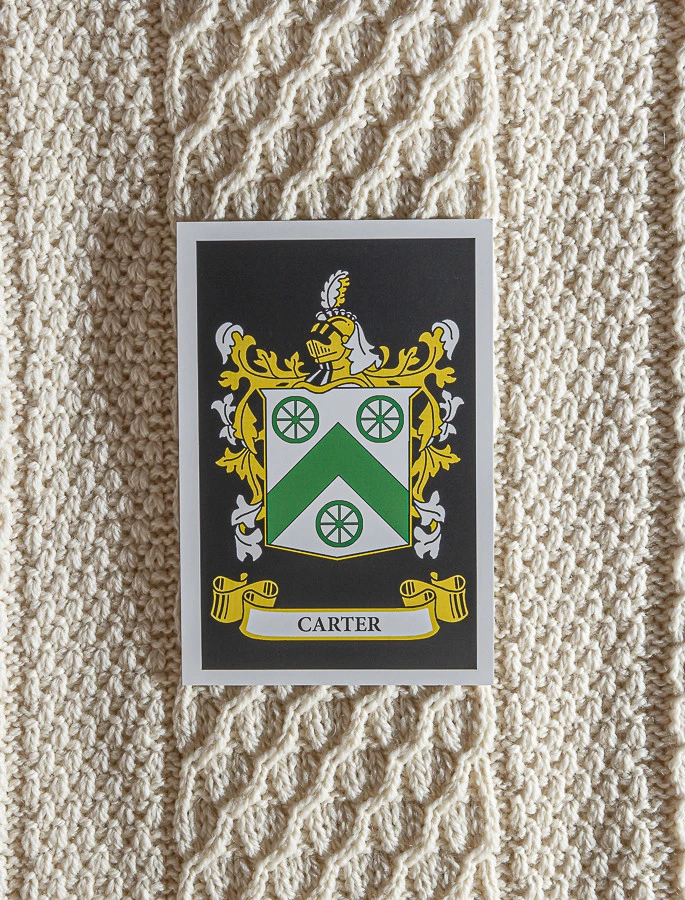 Carter Clan Aran Throw - Image 2