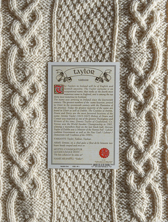Taylor Clan Aran Throw