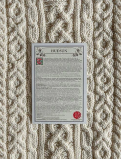 Hudson Clan Aran Throw