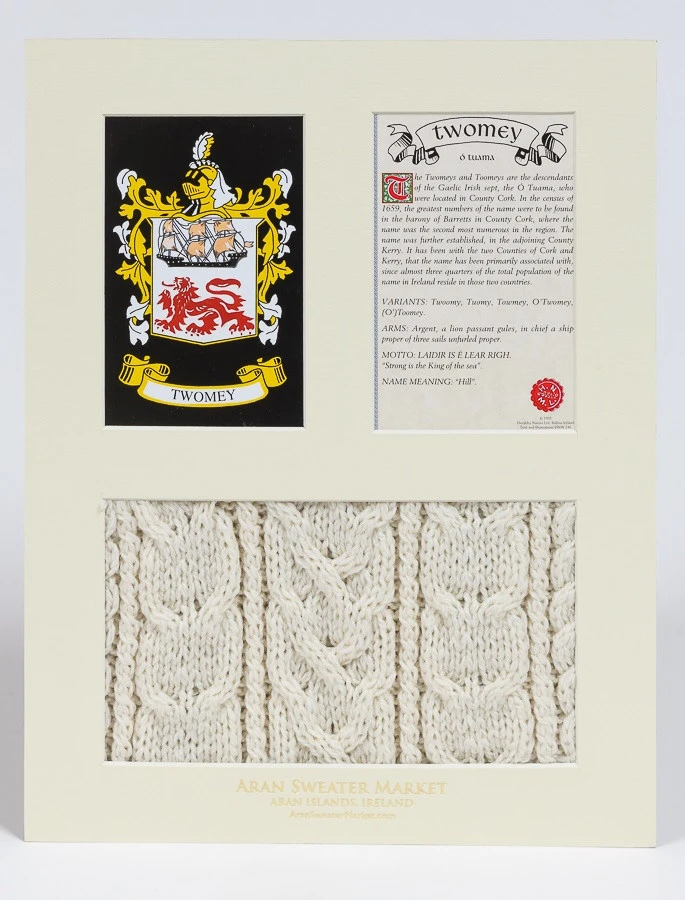 Twomey Clan Aran & History Display