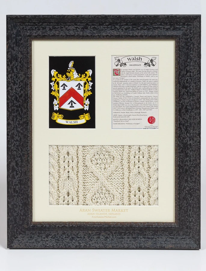 Walsh Clan Aran & History Display
